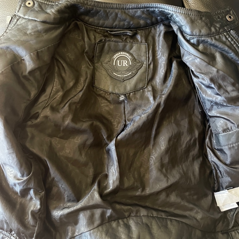 Urban republic boys leather jacket